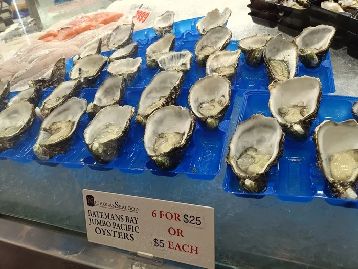 Рыбный рынок в Сиднее Австралия, Рынок, Рыба, Деликатес, Длиннопост