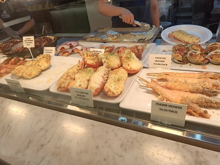 Рыбный рынок в Сиднее Австралия, Рынок, Рыба, Деликатес, Длиннопост