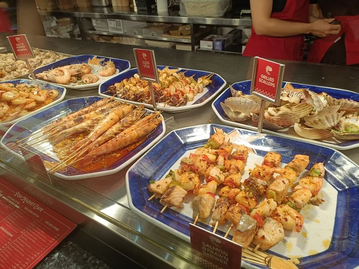 Рыбный рынок в Сиднее Австралия, Рынок, Рыба, Деликатес, Длиннопост