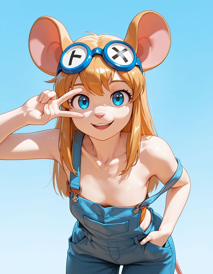   , Stable Diffusion, , Chip n Dale Rescue Rangers 2, , , Gadget Hackwrench,   