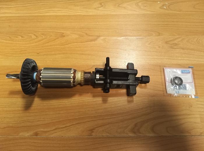 Заменил задний подшипник