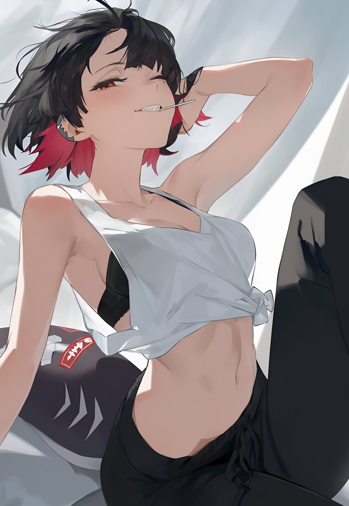  , Anime Art, , , Zenless Zone Zero, Ellen Joe (zzz), , , -, Hare_zzv,  