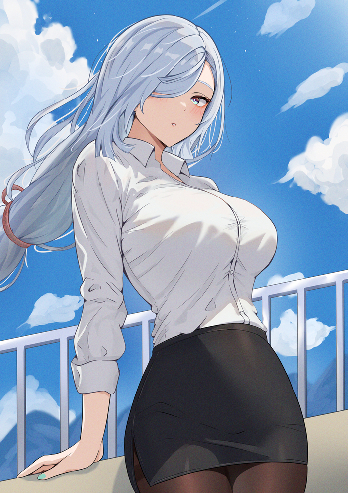  Shenhe (Genshin Impact), Genshin Impact, Anime Art, Pixiv, 