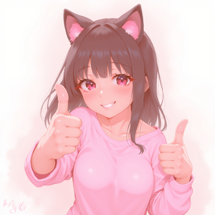 The smiling girl  Flux Sd, Flux, Stable Diffusion, , Anime Art,  , , ,   , 