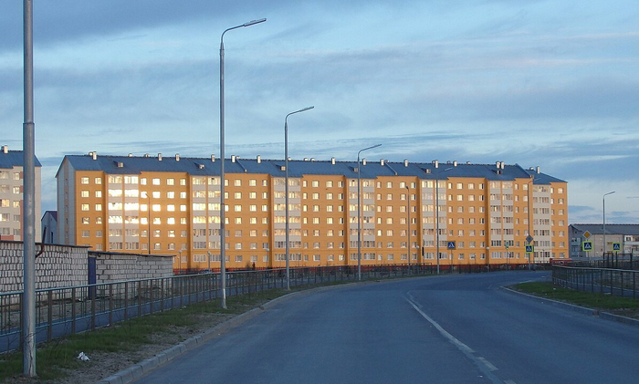 Полярный день. Нарьян-Мар, Россия. 21 июня 23:52.
