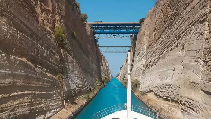 The Corinth Canal is the most impressive long-term construction project in history - Planet Earth, Land, Longpost