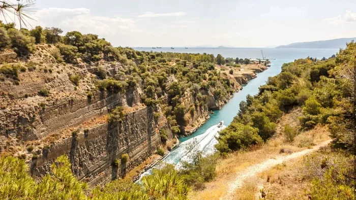 The Corinth Canal is the most impressive long-term construction project in history - Planet Earth, Land, Longpost