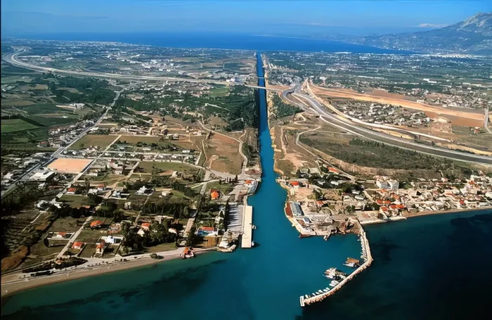 The Corinth Canal is the most impressive long-term construction project in history - Planet Earth, Land, Longpost