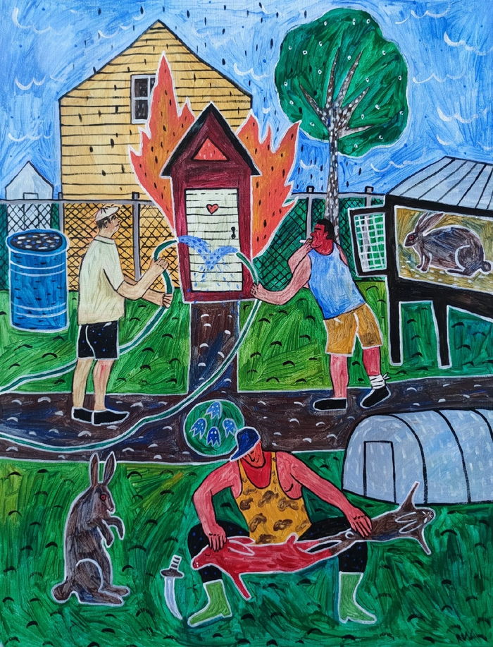 Реальная история- пожар в сельском туалете