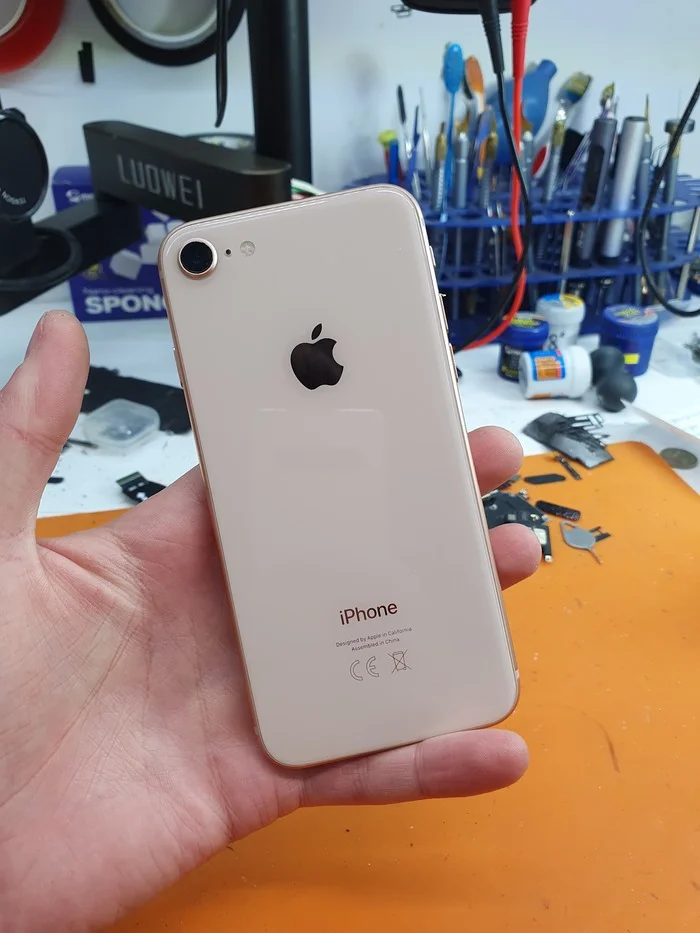 Кончился. Iphone 8 - Моё, Москва, Ремонт техники, Пайка, Увеличение памяти, Восстановление данных, Дорого, Длиннопост