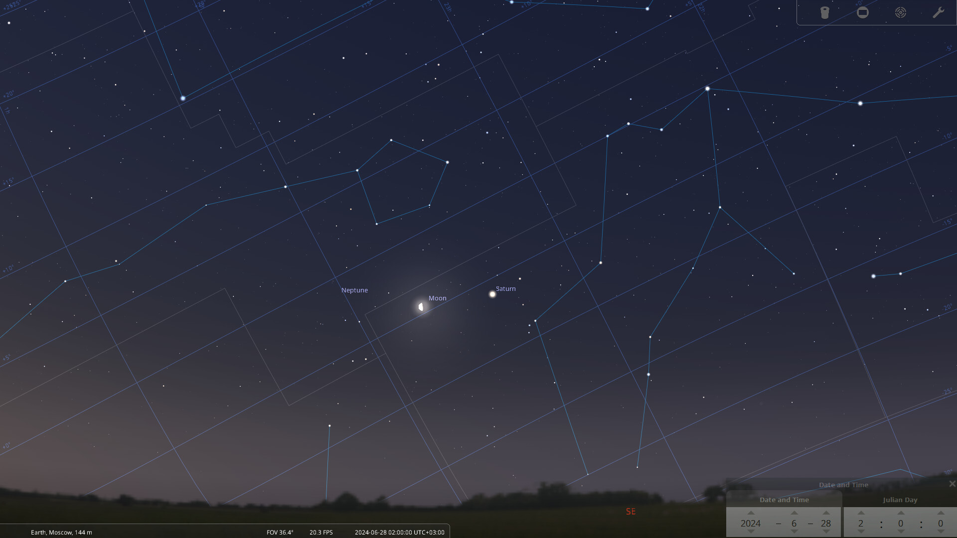 Summer 2024. Visibility of planets - My, Astronomy, Space, moon, Planet, Astronomical calendar, Mercury, Venus, Mars, Jupiter, Saturn, Uranus, Neptune, Summer, Longpost