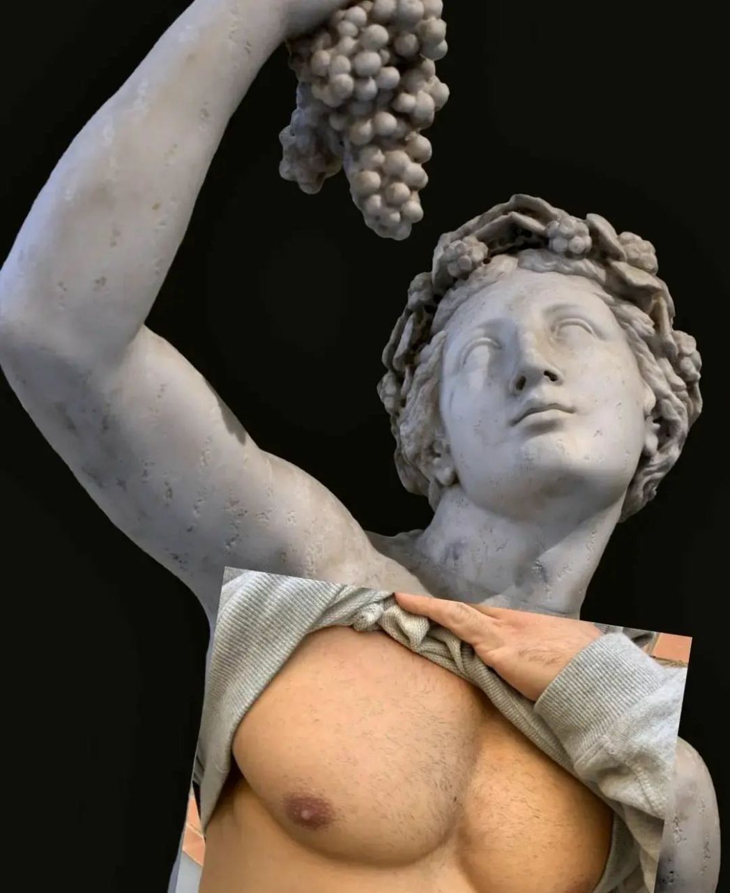 Antique - Sculpture, Antiquity, Men, Photoshop, Telegram (link), Body, Aesthetics, Figure, Longpost