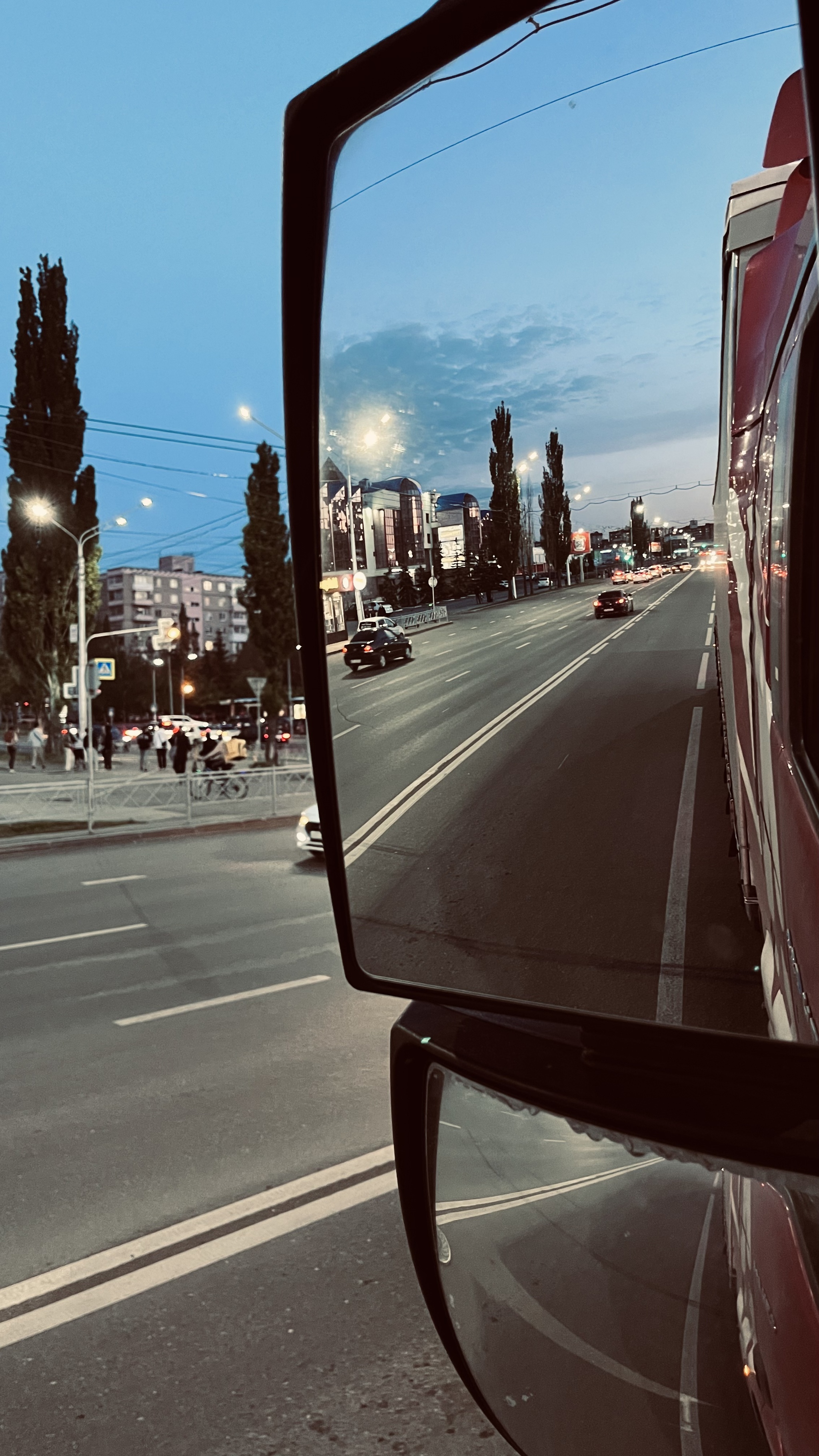 Ufa style)) - My, Truckers, Road, Mobile photography, The photo, Ufa, Ural, Evening, Road trip, Longpost
