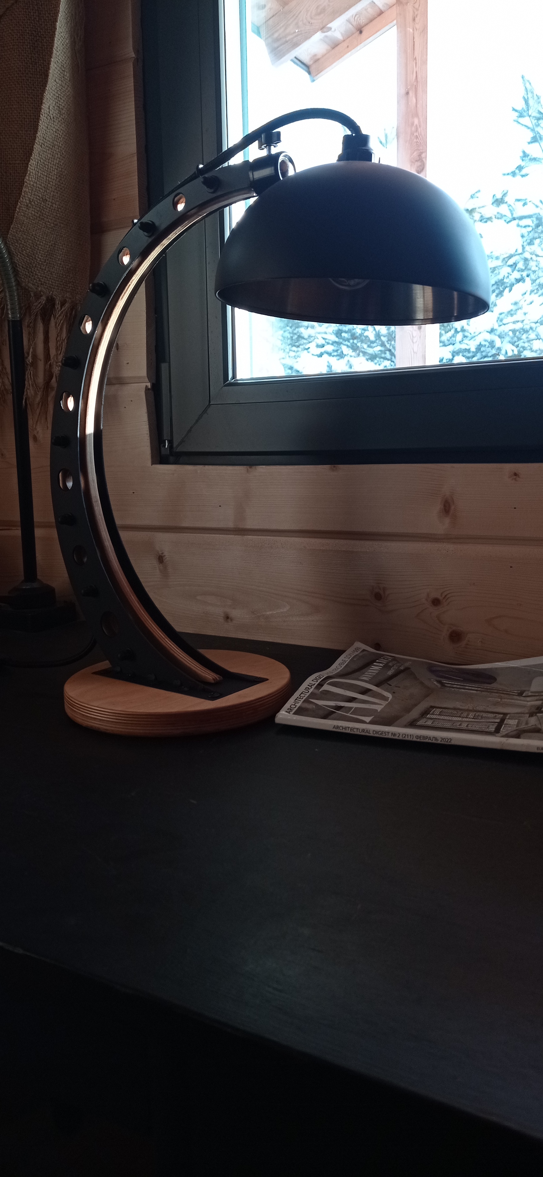 Table lamp made from a bowl - My, Friday tag is mine, Workshop, With your own hands, CNC, Design, Lamp, Longpost