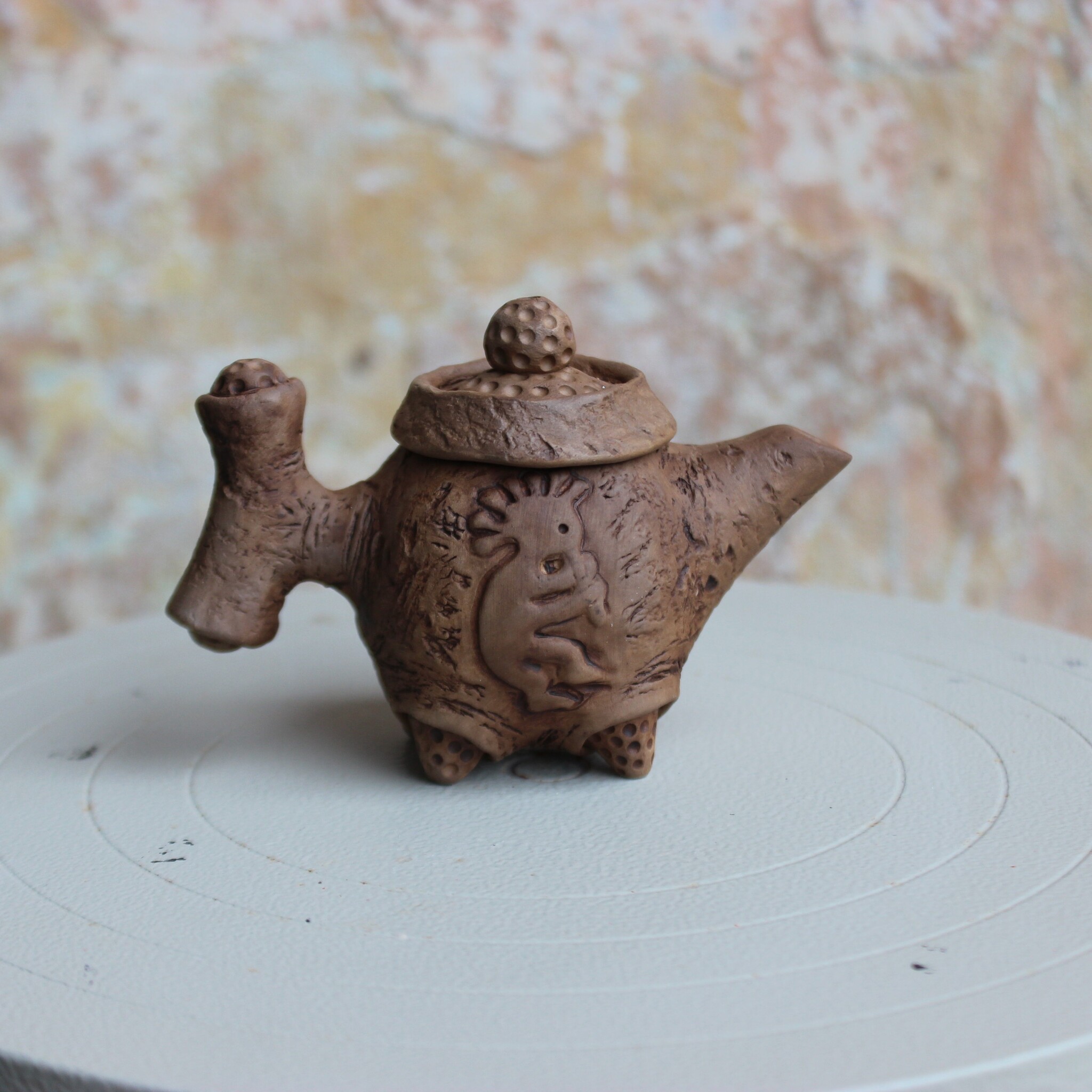 Pack of micro teapots - My, Ceramics, His own ceramist, Kettle, Needlework without process, Лепка, Decor, Longpost