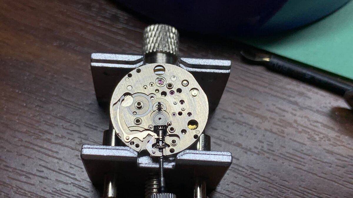 Orient 55941: maintenance of a small movement with interesting features - My, Clock, Wrist Watch, Mechanical watches, Watch repair, Repair, Japan, Mechanism, Orient, Seiko, Repair of equipment, Assembly, Breaking, Longpost