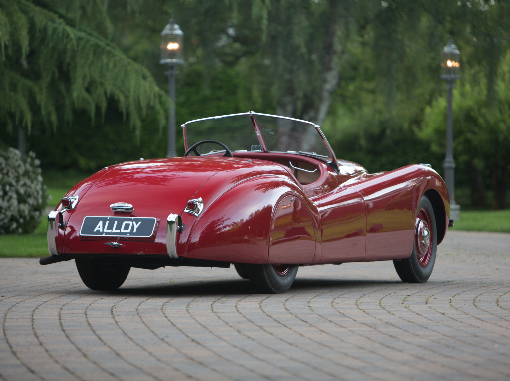 The benchmark of British style J aguar XK120 Alloy Roadster - Retro car, Auto, Engine, Speed, Jaguar, Longpost