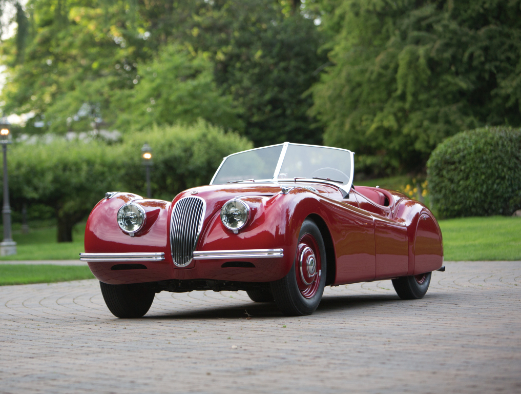 The benchmark of British style J aguar XK120 Alloy Roadster - Retro car, Auto, Engine, Speed, Jaguar, Longpost