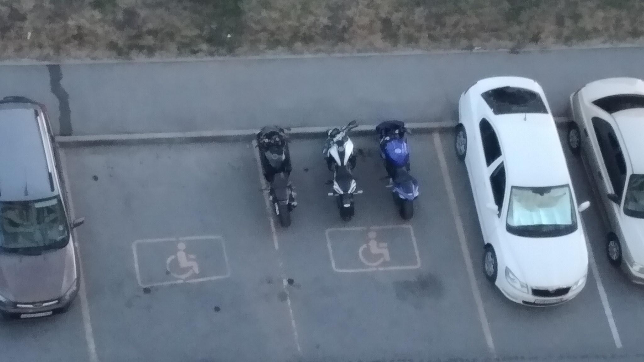 I could not resist - My, Motorcyclists, Parking, Violation of traffic rules