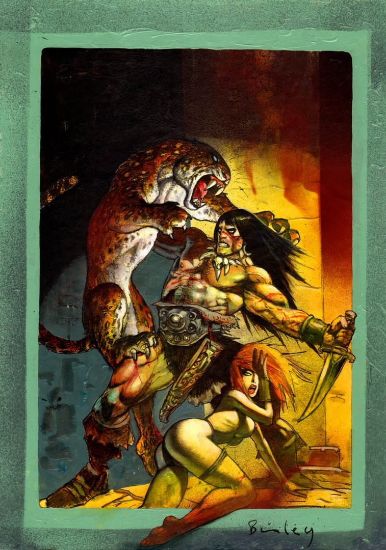 Brutal old-school illustrations for books about Conan the Barbarian by artist Simon Bisley - Fantasy, Art, Artist, Simon Bisley, Illustrations, Conan the Barbarian, Conan the Barbarian, Old school, Characters (edit), Longpost