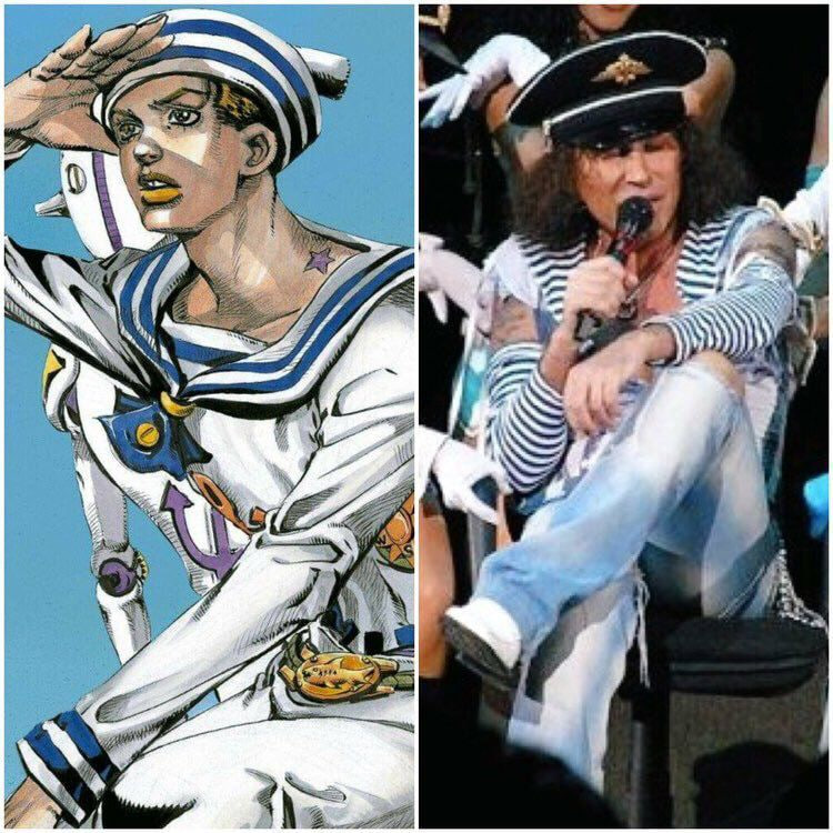 Who was Hirohiko Araki inspired by when he came up with characters for Zhozha? - Anime, Anime memes, Jojos bizarre adventure, Valery Leontiev, Longpost, Repeat