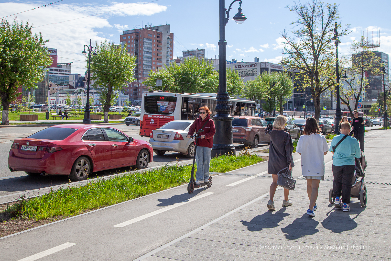 How the city defeated electric scooters. Perm experience - My, Travel across Russia, Kick scooter, Electric scooter, Urban environment, Sidewalk, City walk, Permian, Perm Territory, Scooter rental, Right, Safety, The photo, Street photography, Transport, Fine, Longpost
