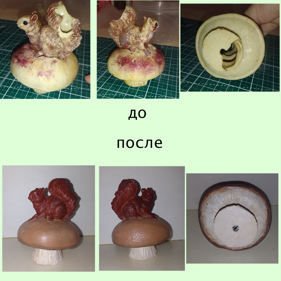 Restoration of figurines from the dacha - My, Polymer clay, Dacha, Statuette, Longpost, Restoration