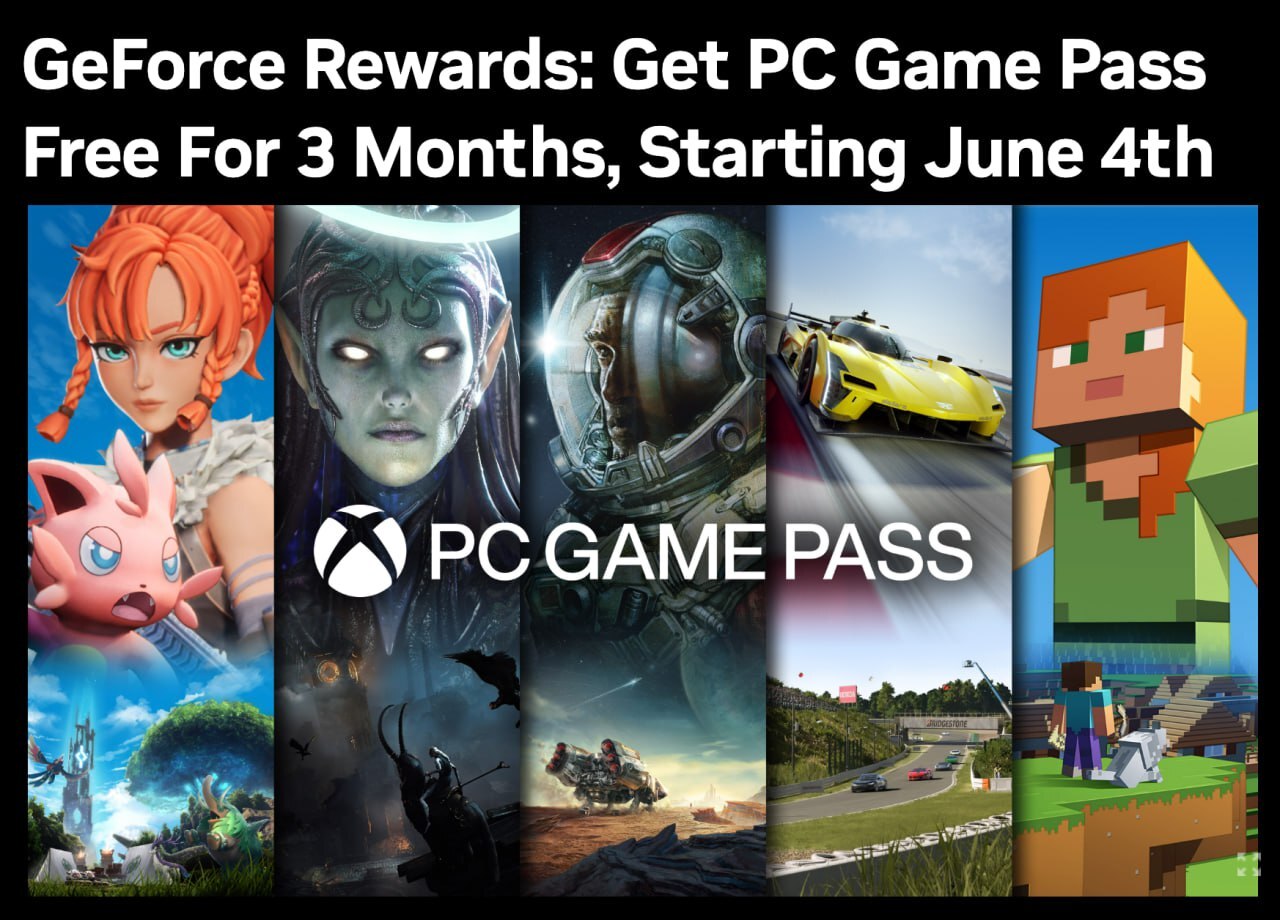 NVIDIA дарит подписку PC Game Pass на 3 месяца | Пикабу