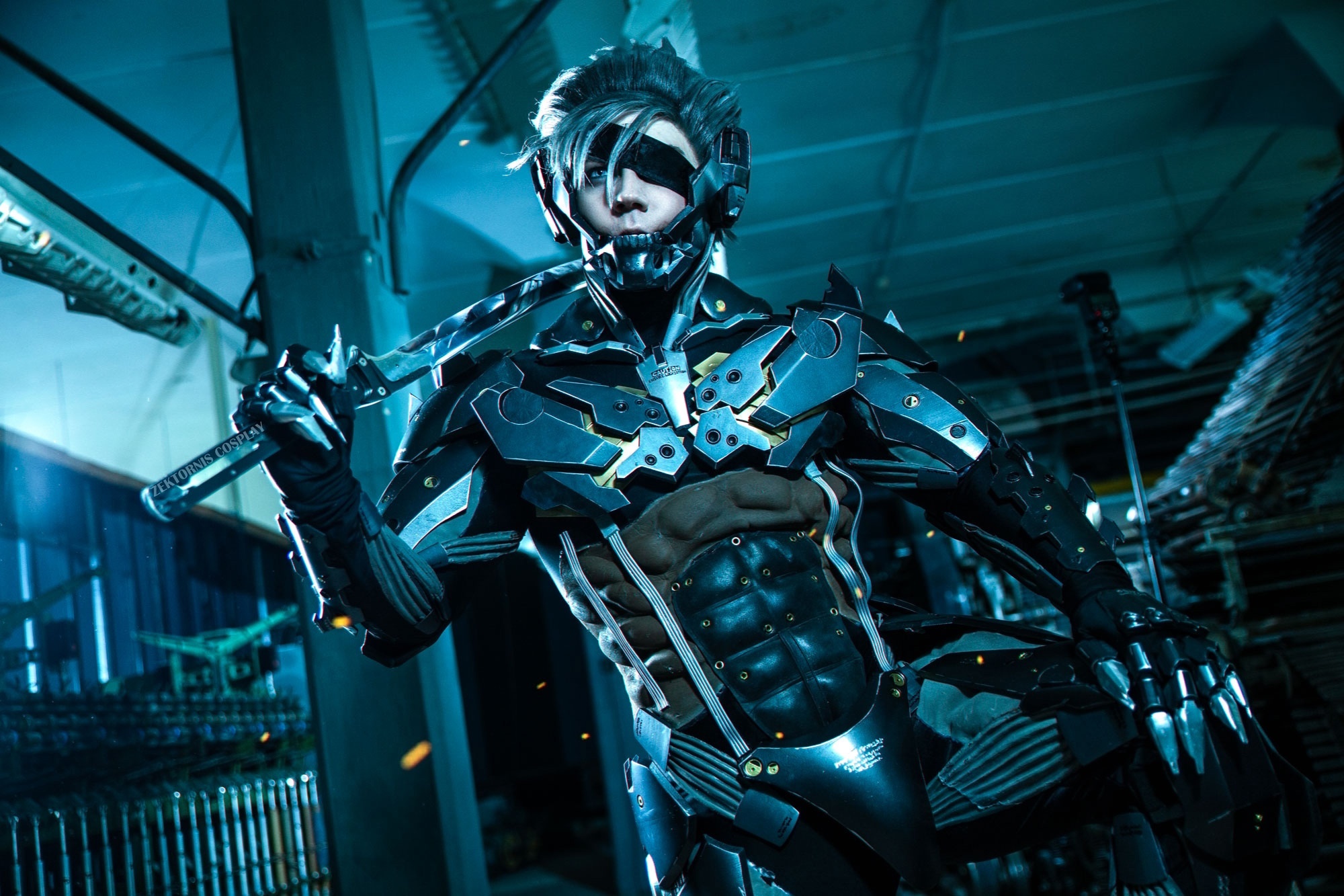 Raiden Metal Gear Rising - Zektornis - My, Cosplay, Raiden, Platinum Games, Longpost, The photo