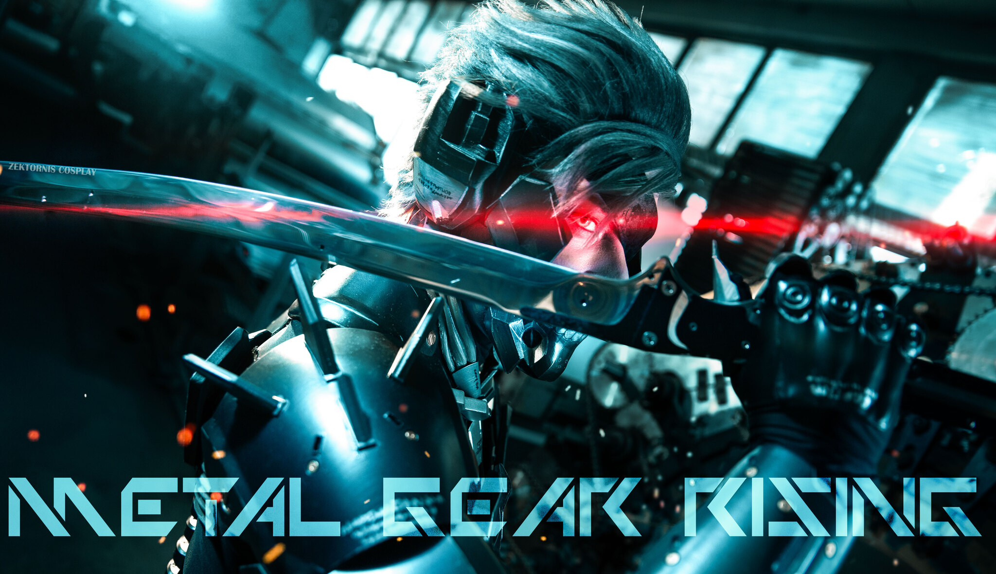 Raiden Metal Gear Rising - Zektornis - My, Cosplay, Raiden, Platinum Games, Longpost, The photo