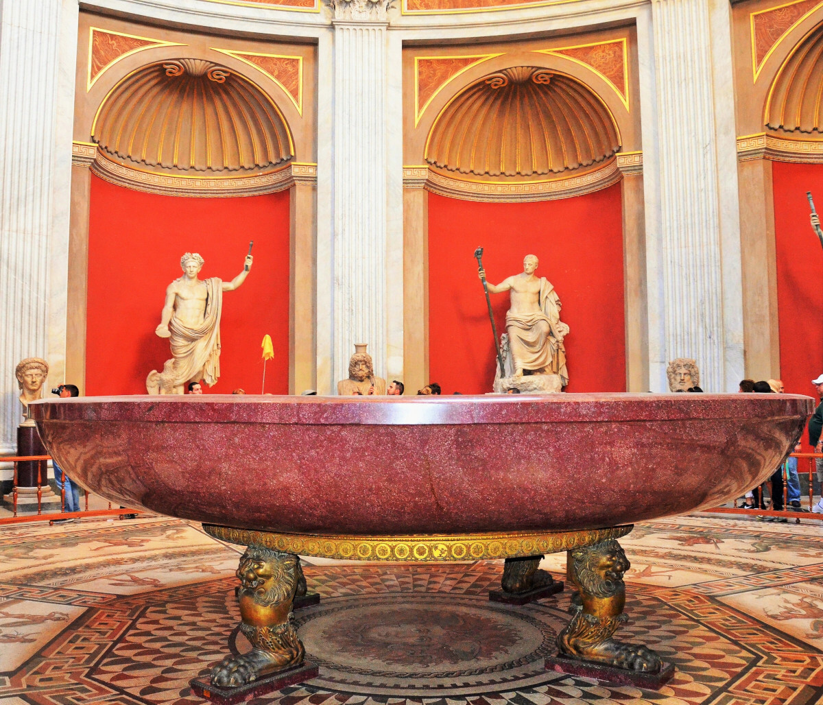 Porphyry bowl - the largest surviving bowl from antiquity - Ancient artifacts, Vatican, Antiquity, Ancient Rome, Longpost