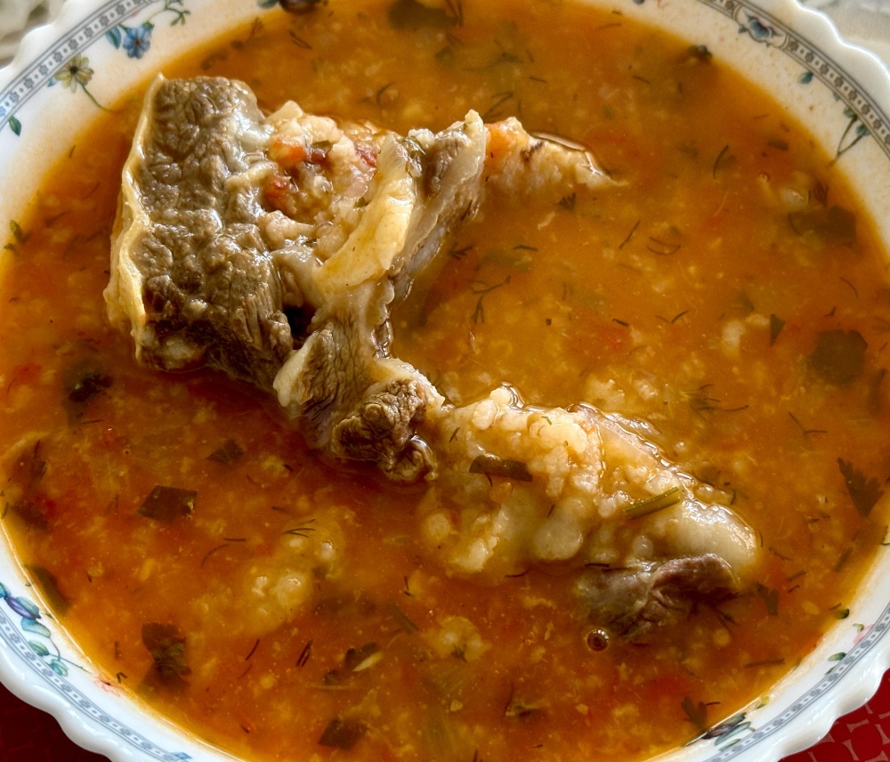 Soup kharcho. T.P. Sulakvelidze. Country classic - My, Food, Recipe, Kharcho, Soup, Men's cooking, Longpost, Preparation