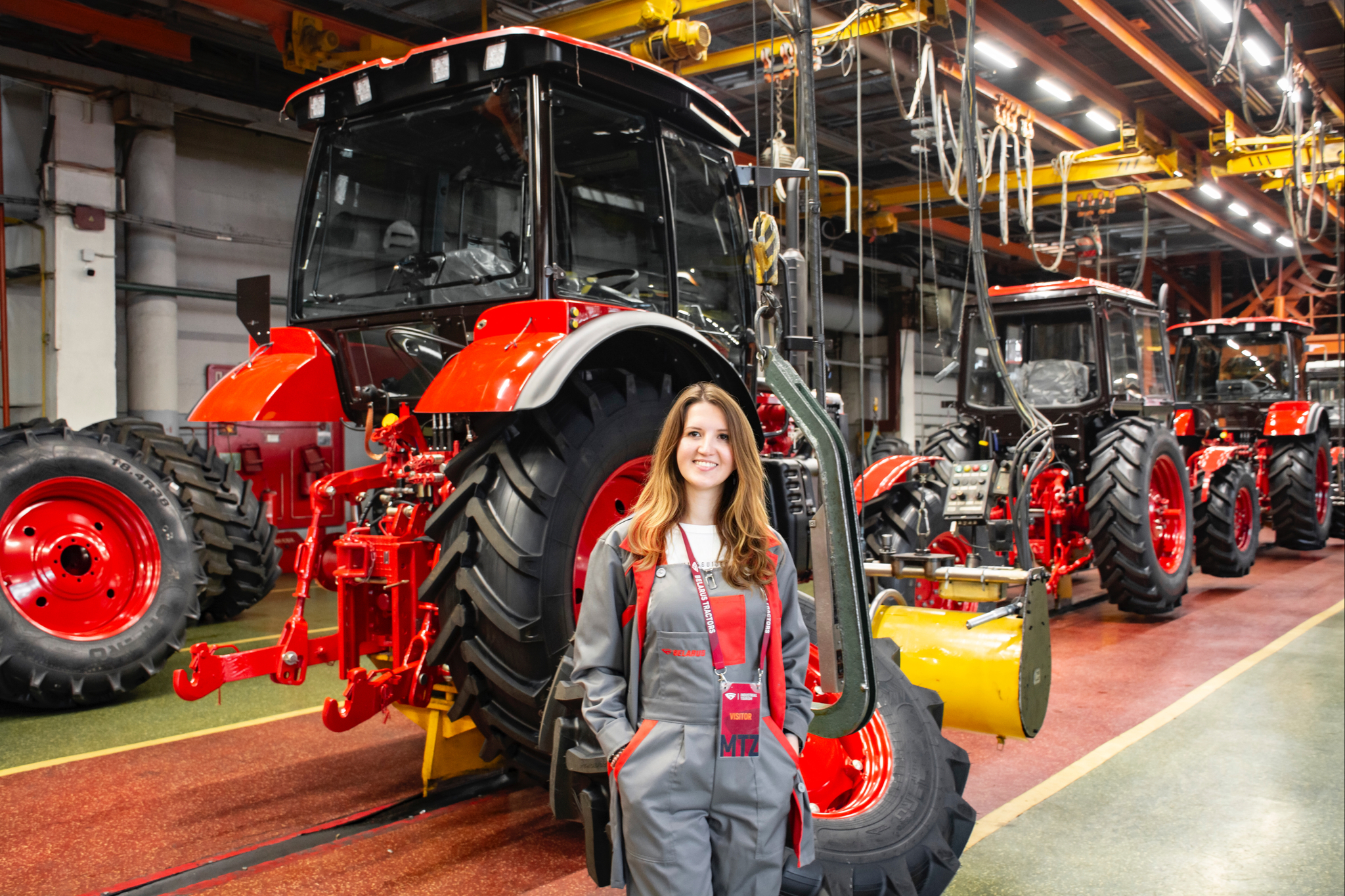 When I succumbed to the Peekaboo call to go to the factory - My, Factory, Tractor, Minsk, Industry, Machine, Longpost, Production