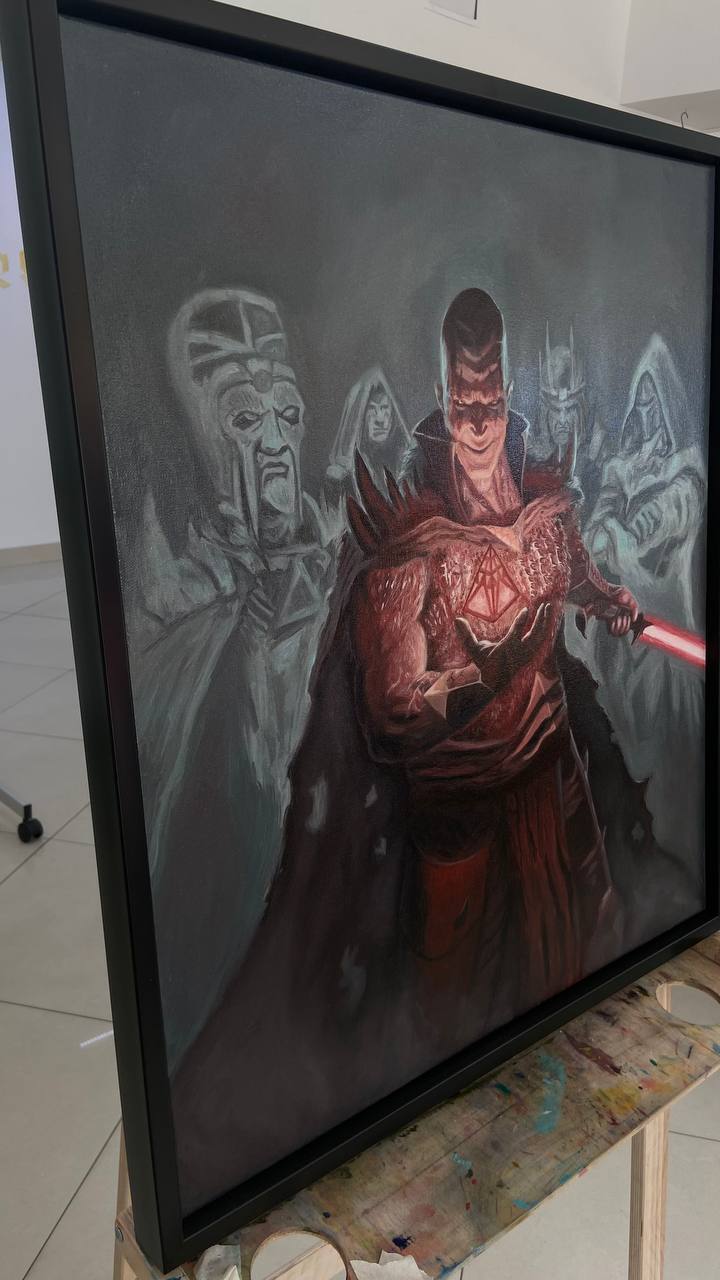 Oil painting Darth Bane - My, Artist, Art, Creation, Art, Painting, Oil painting, Star Wars, Drawing, Painting, Handmade, Darth Bane, Longpost