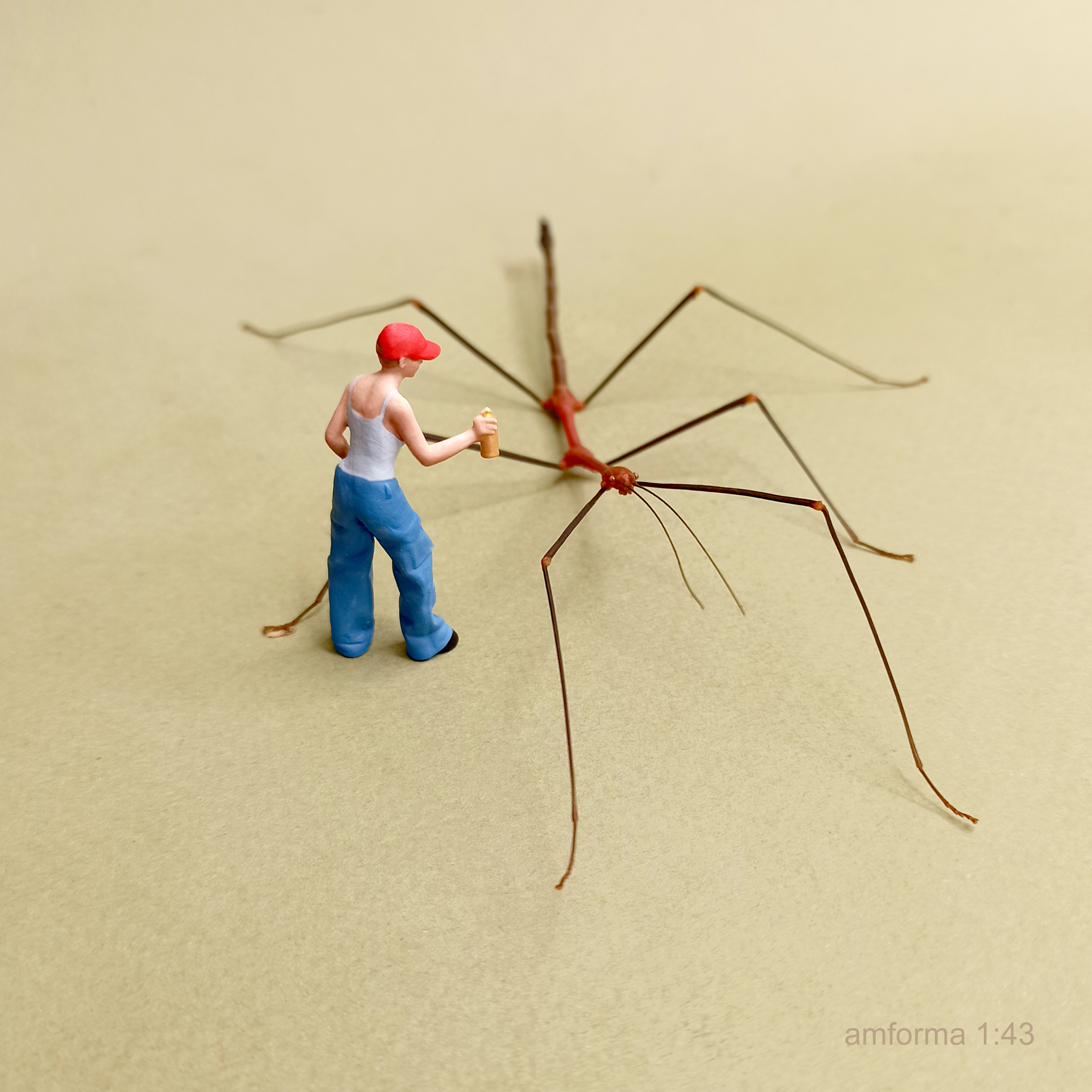 When is it too late to carry out pest control? - My, Figurines, Modeling, 3D печать, Scale model, Miniature, Painting miniatures, Stand modeling, Painting, Stick insect, Collecting, Painting, 3D modeling, Collection, Longpost, Needlework without process