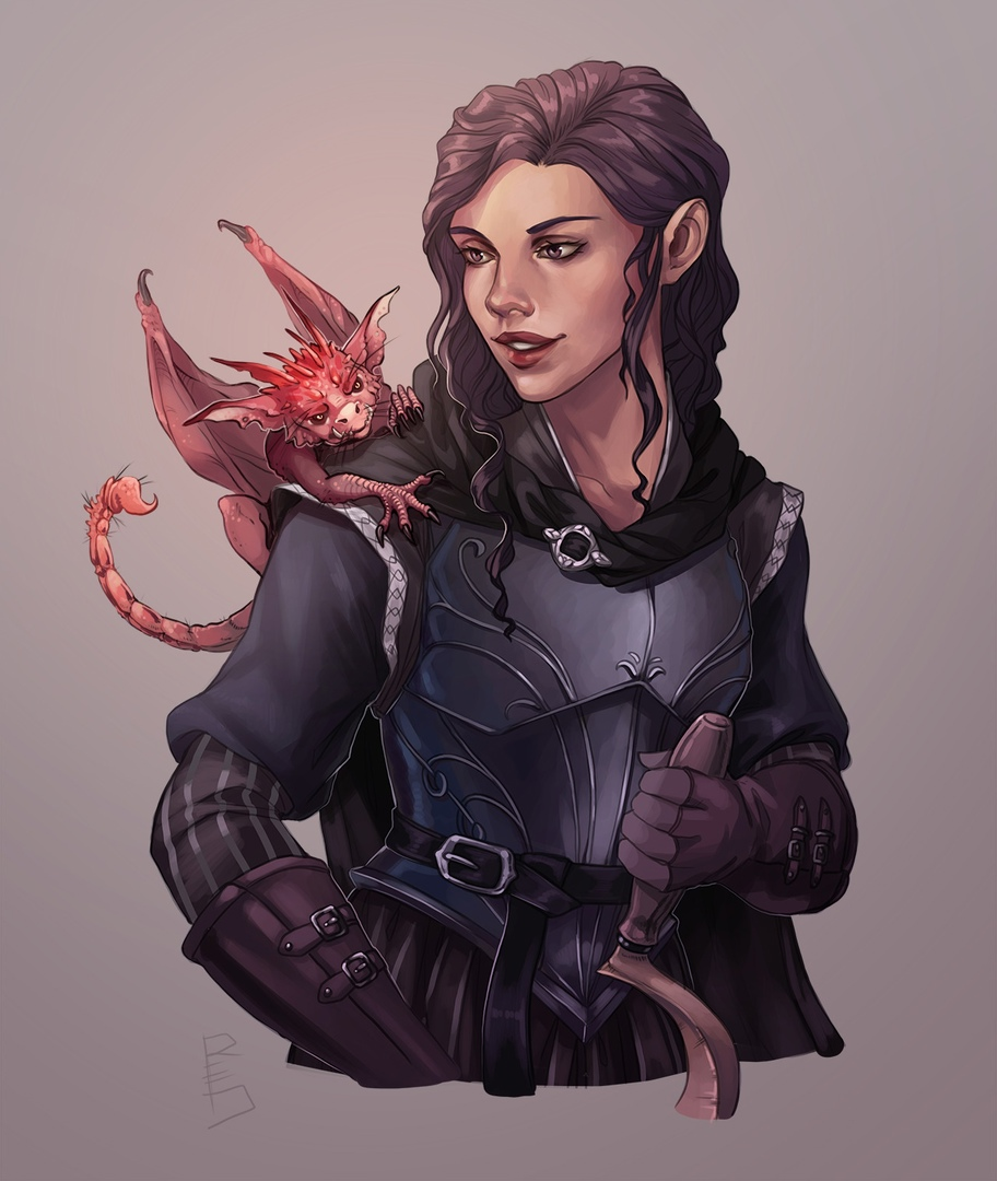 A selection of art in the DnD style from the artist redtallin. Part 6 - Fantasy, Art, Artist, beauty, Characters (edit), Dungeons & dragons, Tabletop role-playing games, Races, Classes, Dnd 5, Longpost