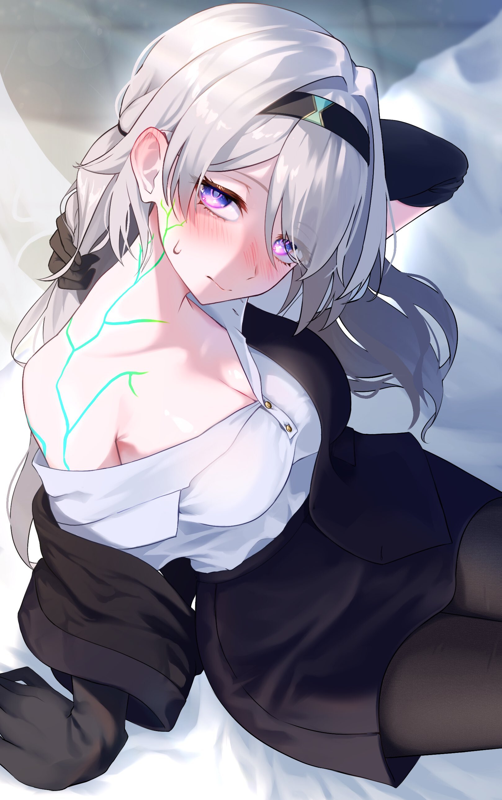 Поможешь? - Anime Art, Аниме, Firefly (Honkai: Star Rail), Honkai: Star Rail, Рубашка, Пиджак