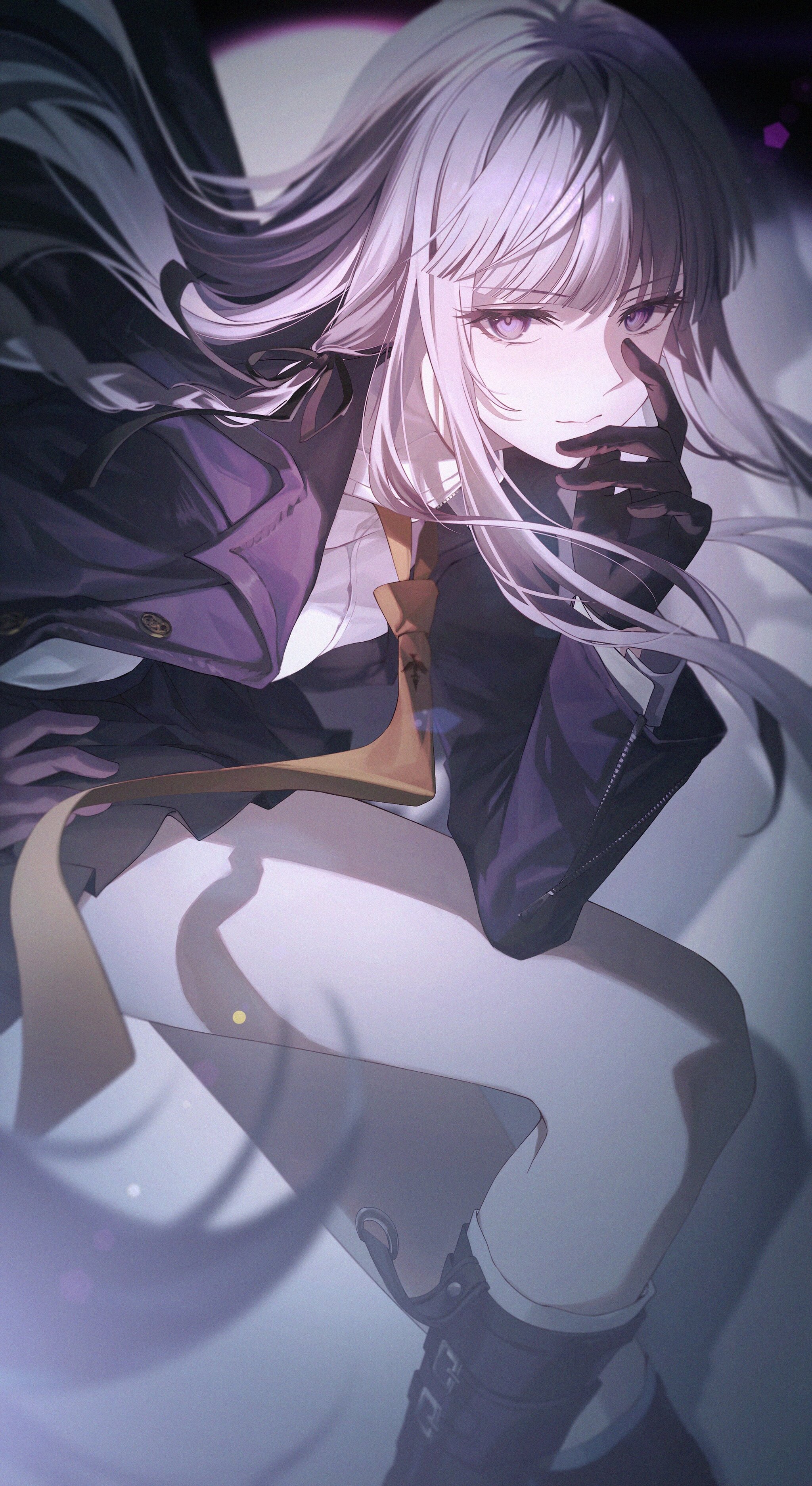 Kirigiri Kyoko - Anime Art, Аниме, Kyouko Kirigiri, Danganronpa, Длиннопост, Kirigiri Kyoko