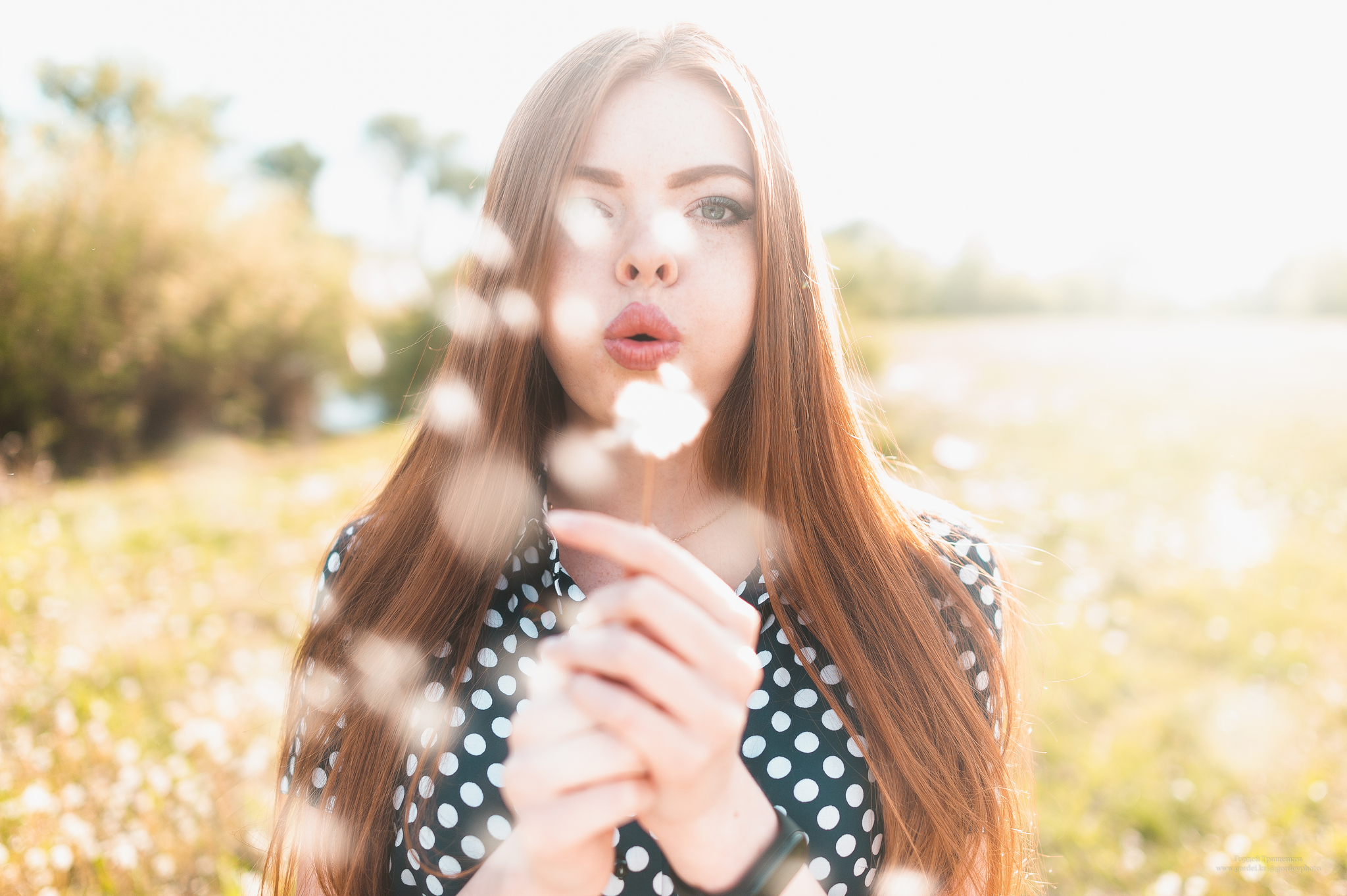 Dandelion - My, The photo, Kazakhstan, Nikon, Uralsk, Girls, Dandelion, Portrait