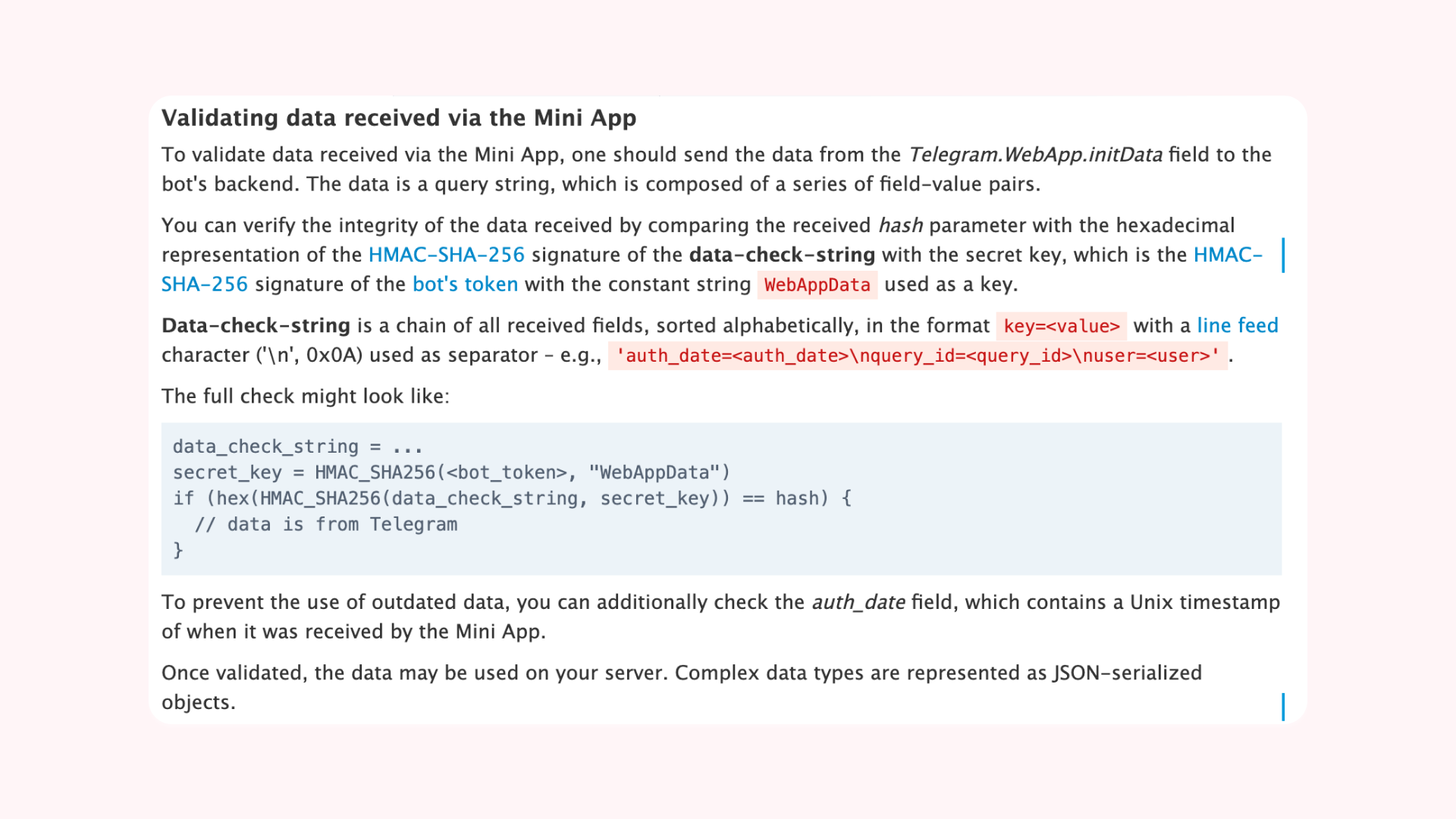 How did I implement authorization in the Mini Apps Telegram application or why do many Mini Apps have security holes? - My, Telegram, IT, Programming, Web, Telegram bot, Development of, Programmer, Longpost