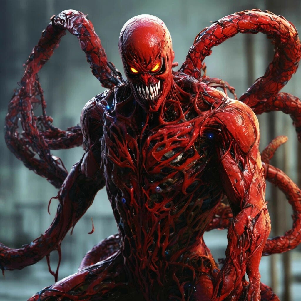 Good people! Just for fun - Who would like to watch the Film Adaptation of This Creepy Monster? =) - My, Characters (edit), Movies, Spiderman, Marvel, Screen adaptation, Doctor octopus, Carnage, Symbiote, Sony PSP, Superheroes, Longpost