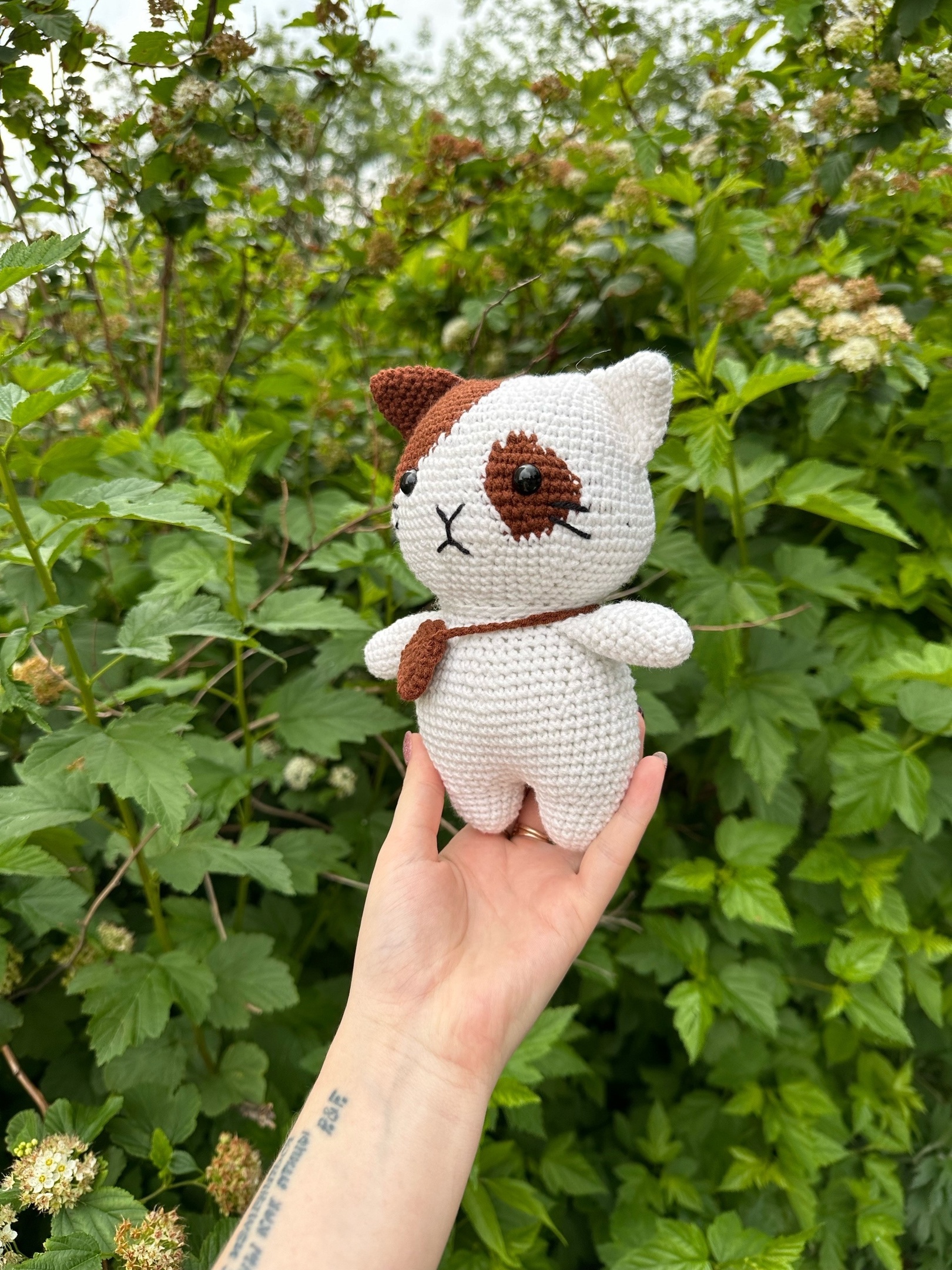 cat - My, Knitting, Needlework without process, Crochet, Amigurumi, With your own hands, cat, Toys, Knitted toys, Author's toy, Needlework, Soft toy, Longpost