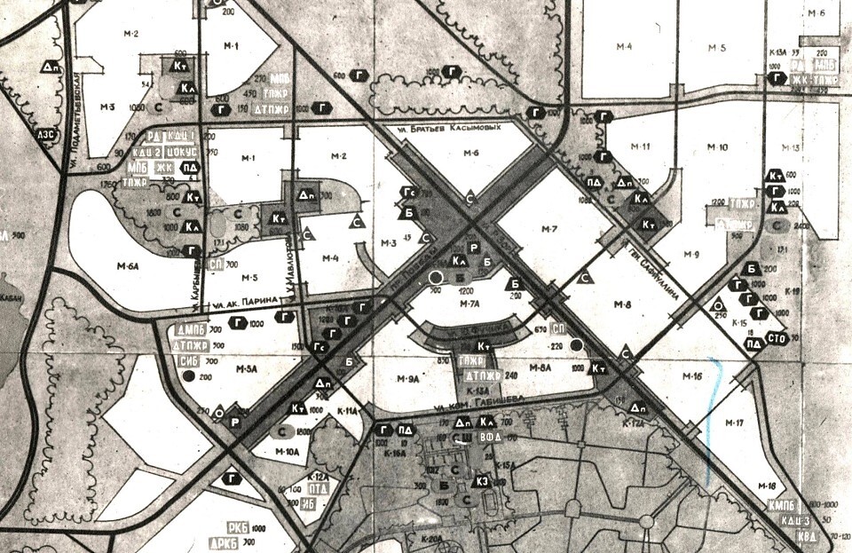 Perspective development plan for Gorki in Kazan (1970s - 1980s) - Tatarstan, Kazan, Unrealized projects, Building