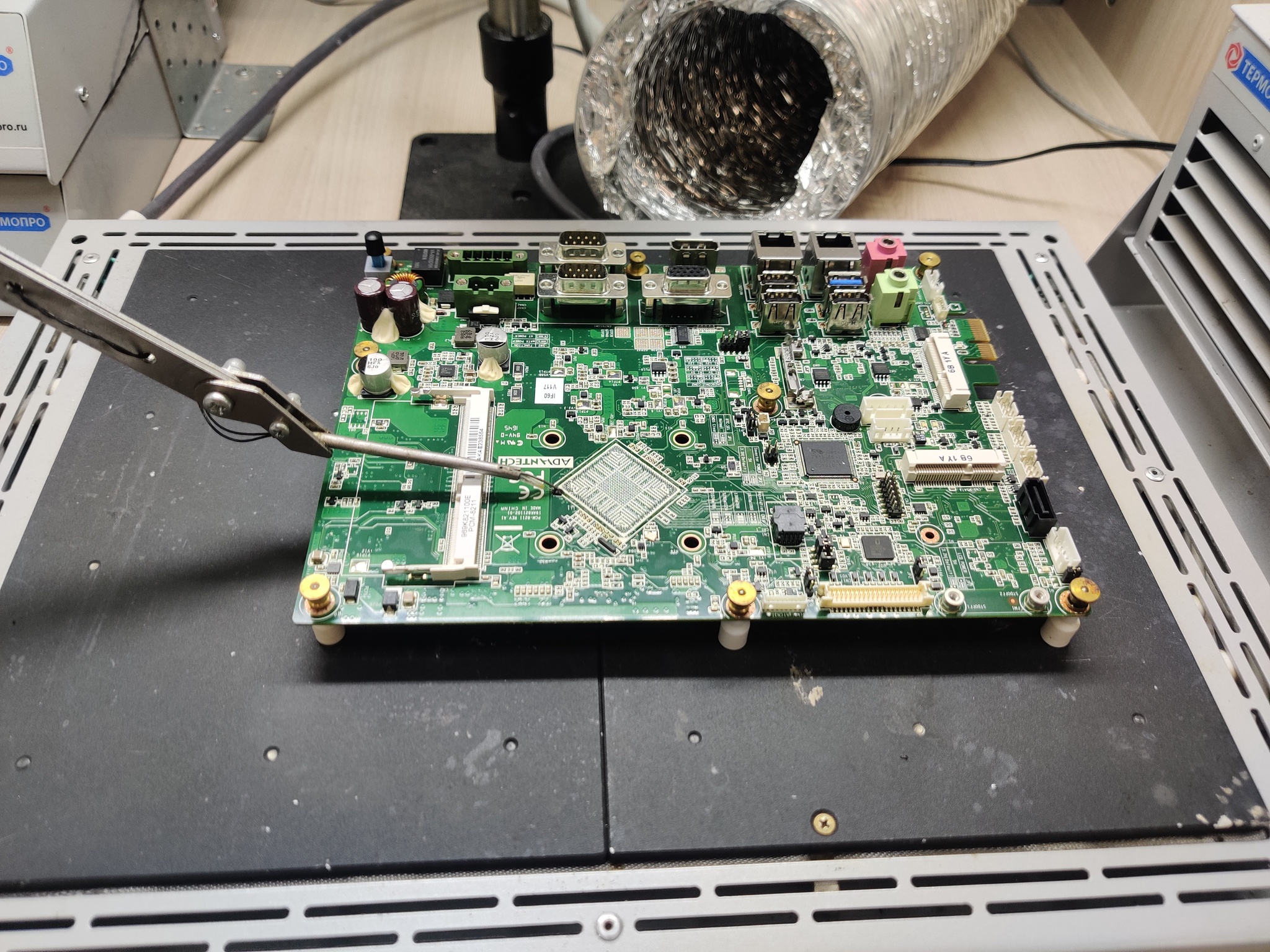 Replacing the processor on an Advantech PPC-3150 panel PC - My, Repair of equipment, Infrared Soldering Station, Longpost