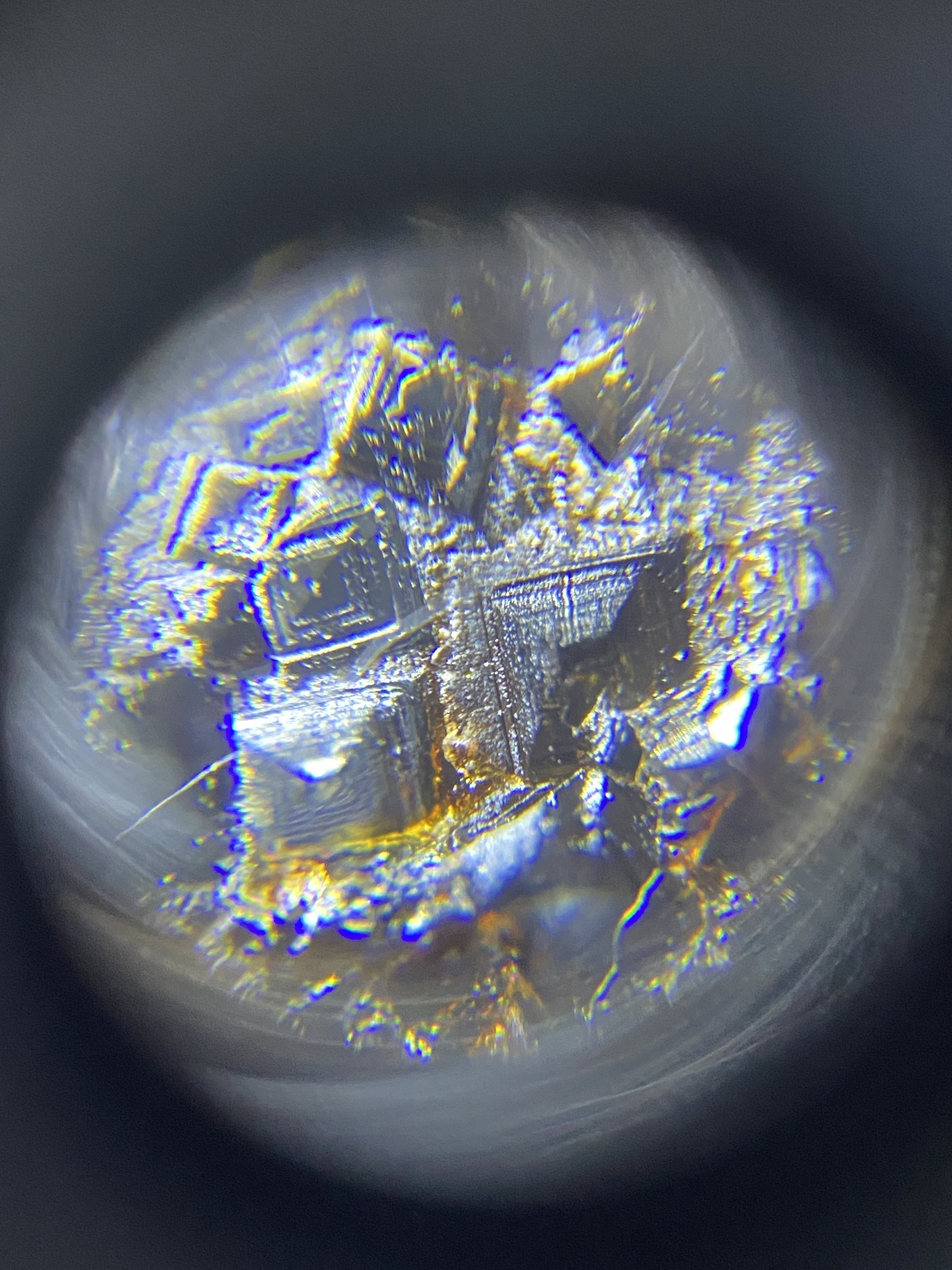 Soy sauce - My, Crystals, Soy sauce, Microscope, Longpost