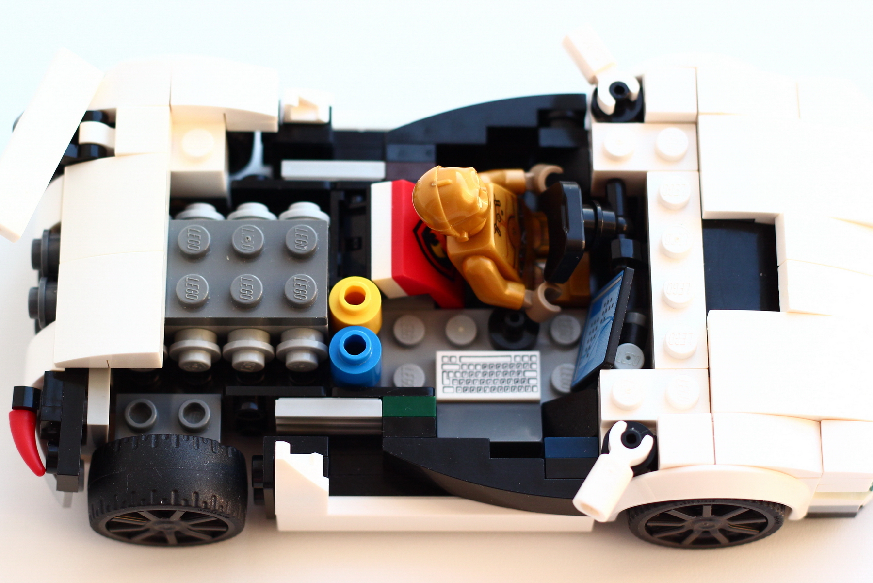 White and fast - My, Lego, Scale model, Constructor, Collecting, Technics, Longpost