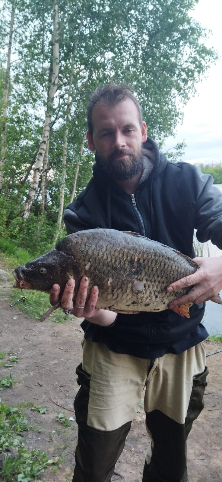 Moscow river, Kapotnya. Out for bream - My, Fishing, A fish, River, Kapotnya, Carp, Bream, Longpost