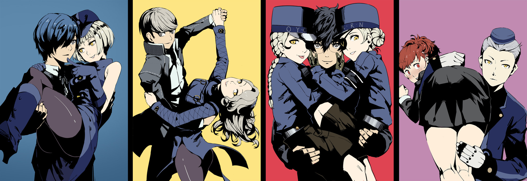 Velvet Room Assistants and Guests - Club3, Art, Anime, Anime art, Games, Game art, Persona, Persona 3, Persona 4, Persona 5, Longpost