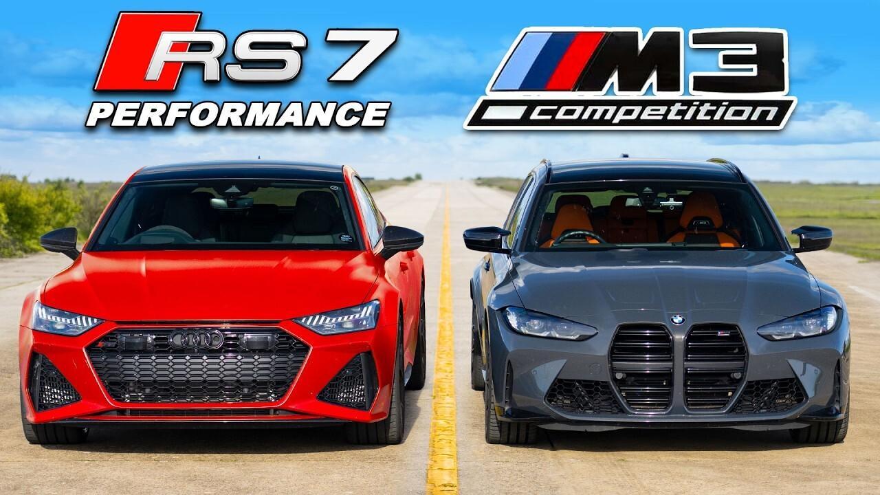 Audi RS7 Performance & BMW M3 Touring | Пикабу