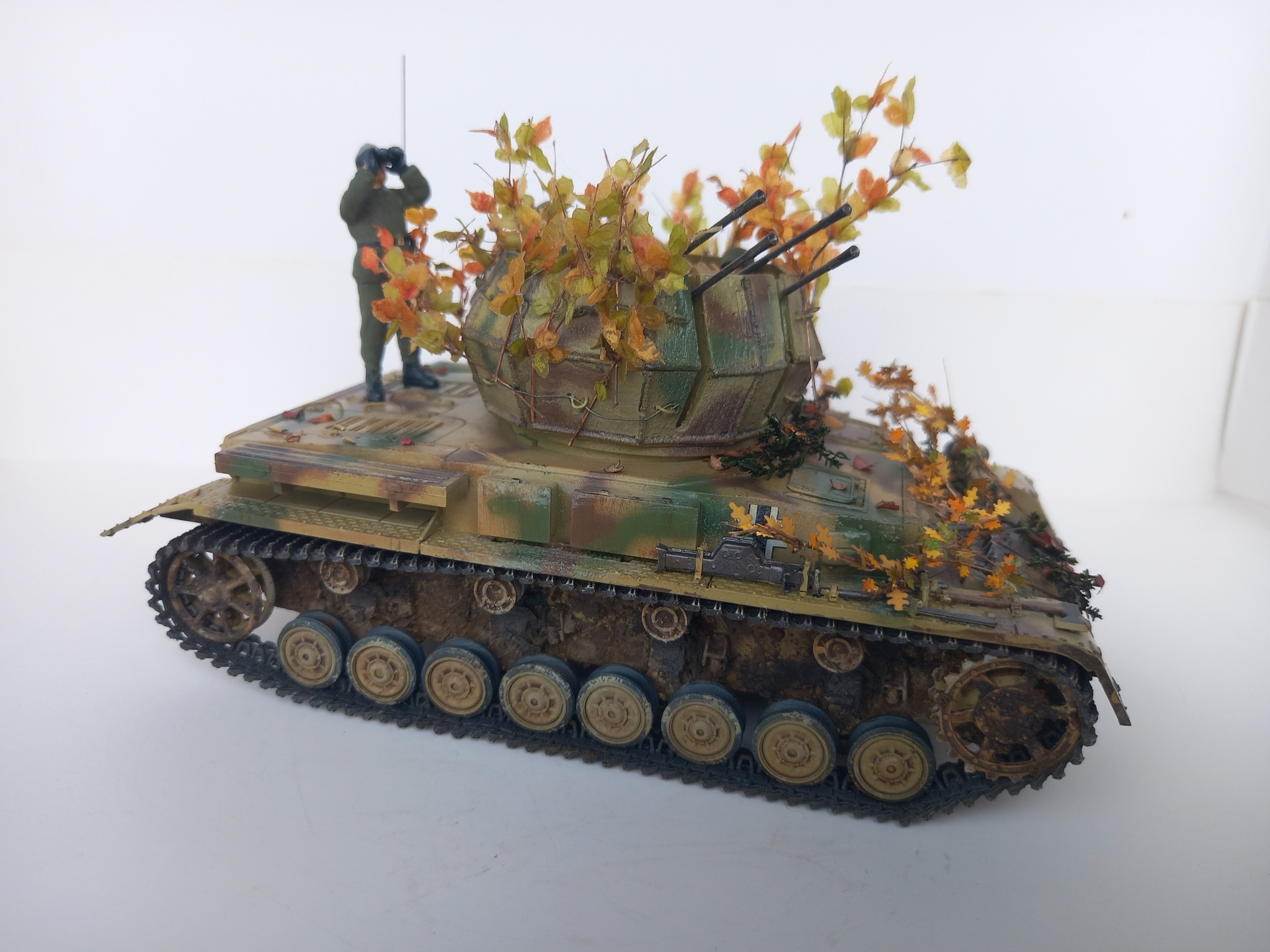 Wirbelwind from academy 1/35 - My, Modeling, Stand modeling, Armored vehicles, Hobby, Longpost